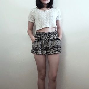patterned shorts